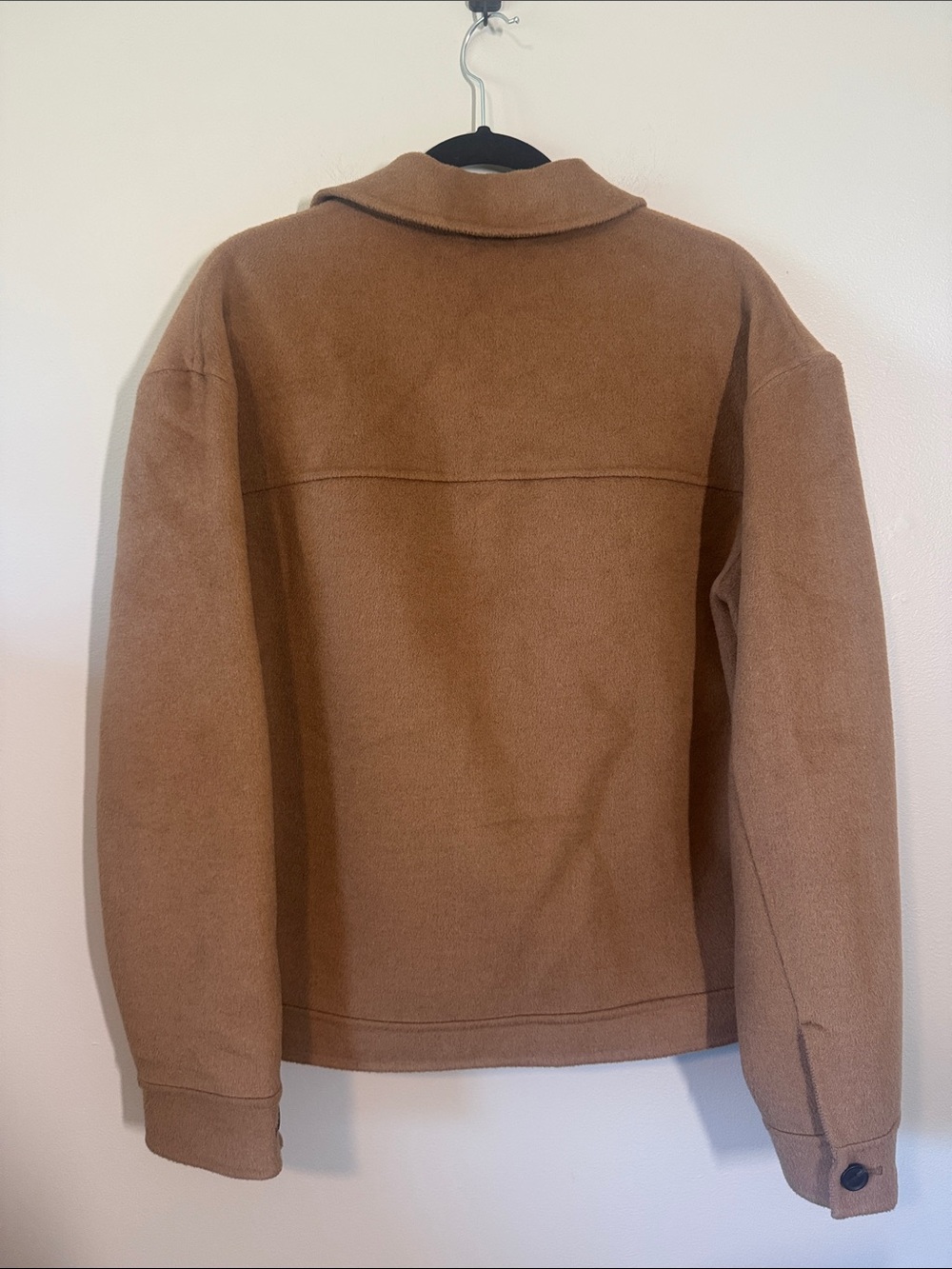 Zara Men’s Brown Wool Blend Shacket - Picture 7 of 7
